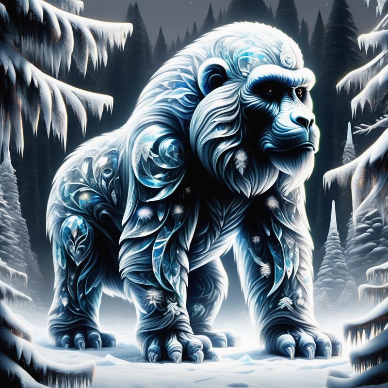 00866-[number]-773698344-hyper detailed masterpiece, dynamic, awesome quality,FrostedStyle,_sphinx, cryptid large humanoid ape-like creature, dark fur, s.png